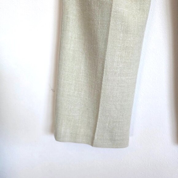 House of Harlow 1960 Light Sage Green Tailored Trousers, Suit Pants, Pleated - Picture 10 of 10